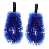Artibetter 2 Stück Dachrinnenreinigungsbürstenkopf Ergonomische Reinigungsbürste Hocheffizienter Dachrinnenreiniger Kompatibel Für Wohn Und Geschäftsgebäude Zur Entfernung Von Blättern