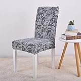 ✔ Silla completamente nueva: diseño elegante y simple, así que dele una nueva decoración a sus sillas. Proteja la silla contra abolladuras, rasguños y manchas.