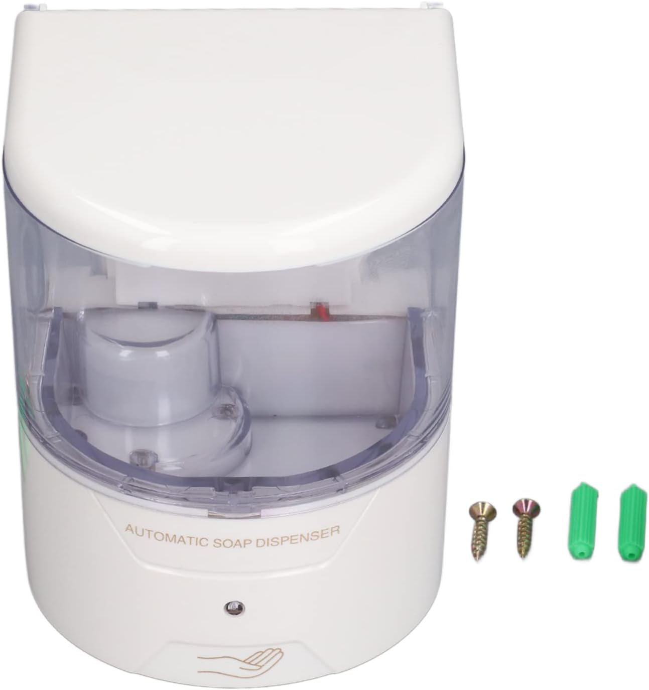 600ml Touchless Automatic Soap Dispenser Wall Mounted Smart Sensor Liquid Soap Dispenser Plastic Electric Soap Dispenser for Bathroom Kitchen Hotel Office