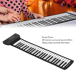 49 Touches Roll Up Piano, Clavier Piano 4D Surround Sound Effect Portable Pliable Clavier Piano pour Enfants Débutant… - Les Beatles, Paul McCartney, John Lennon, RIngo Starr, George Harrison 49 Touches Roll Up Piano, Clavier Piano 4D Surround Sound Effect Portable Pliable Clavier Piano pour Enfants Débutant… – Image 5