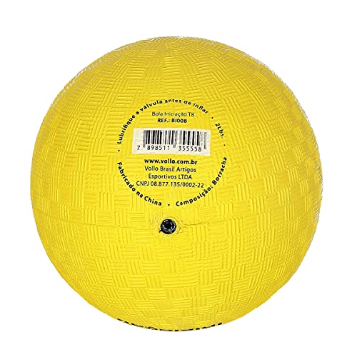 Bola de Iniciação T8 Amarela BI008 Vollo Sports