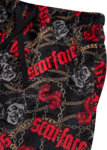 Scarface Mens All Over Print Pajama Pant with Adjustable, Elastic Waistband - Soft, Silky Sleepwear3