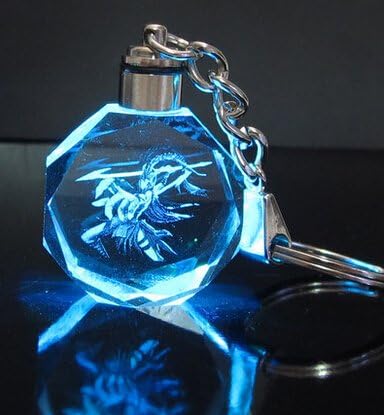 Wander Force League of Legends Role LOL Crystal Colorful Led Key Chain Key Ring Pendant (Kalista)