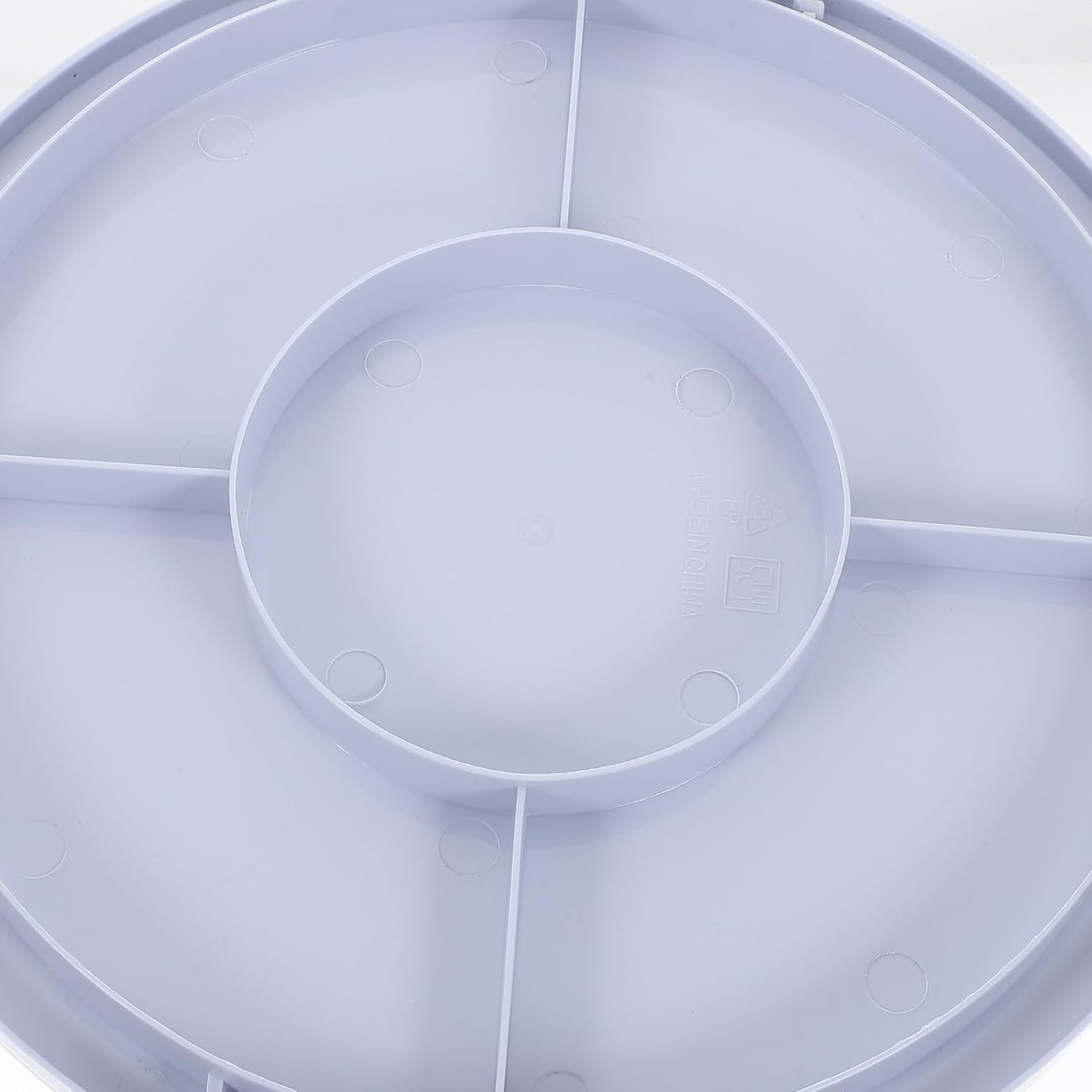 Reusable 8-inch Cake Carrier Box with Handle Light Blue Plastic Cake Container for Birthday and Home Baking Portable Bakery Packing Box for Storage and Transport