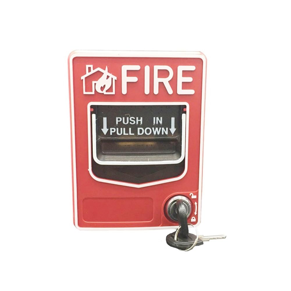Jovryn SB116 Fire Manual Alarm Button DC24V Conventional Manual Call Point with 2 Keys