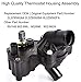 Thermostat Housing Assembly Compatible with Ford Explorer Thermostat Housing 2002-2010, for Ford Explorer & Mercury Mountaineer V6 4.0L Engine Thermostats Housing Replace# 2L2Z8592AA, 2L2Z8592BA