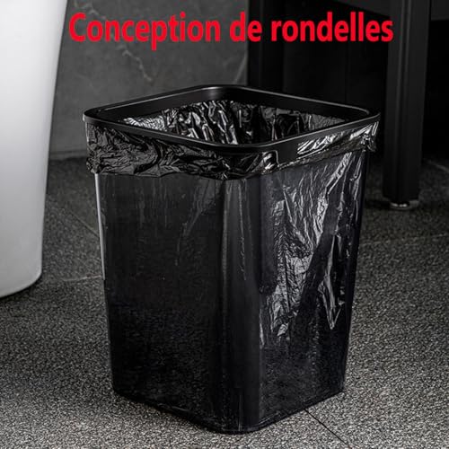 Yanxinanty poubelle transparente poubelle，ménage poubelle facile de grande capacité，pour bureau, chambre à coucher,la cuisine, salon – vue 6
