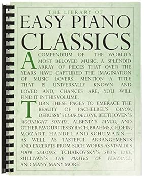 Plastic Comb The Library of Easy Piano Classics | Easy Piano Sheet Music for Beginners and Adults | Classical Piano Songbook with Famous Works | Educational Repertoire Book for Piano Students Book