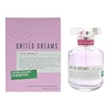 Benetton United Dreams Love Yourself Eau de Toilette Spray for Women, 2.7 Ounce