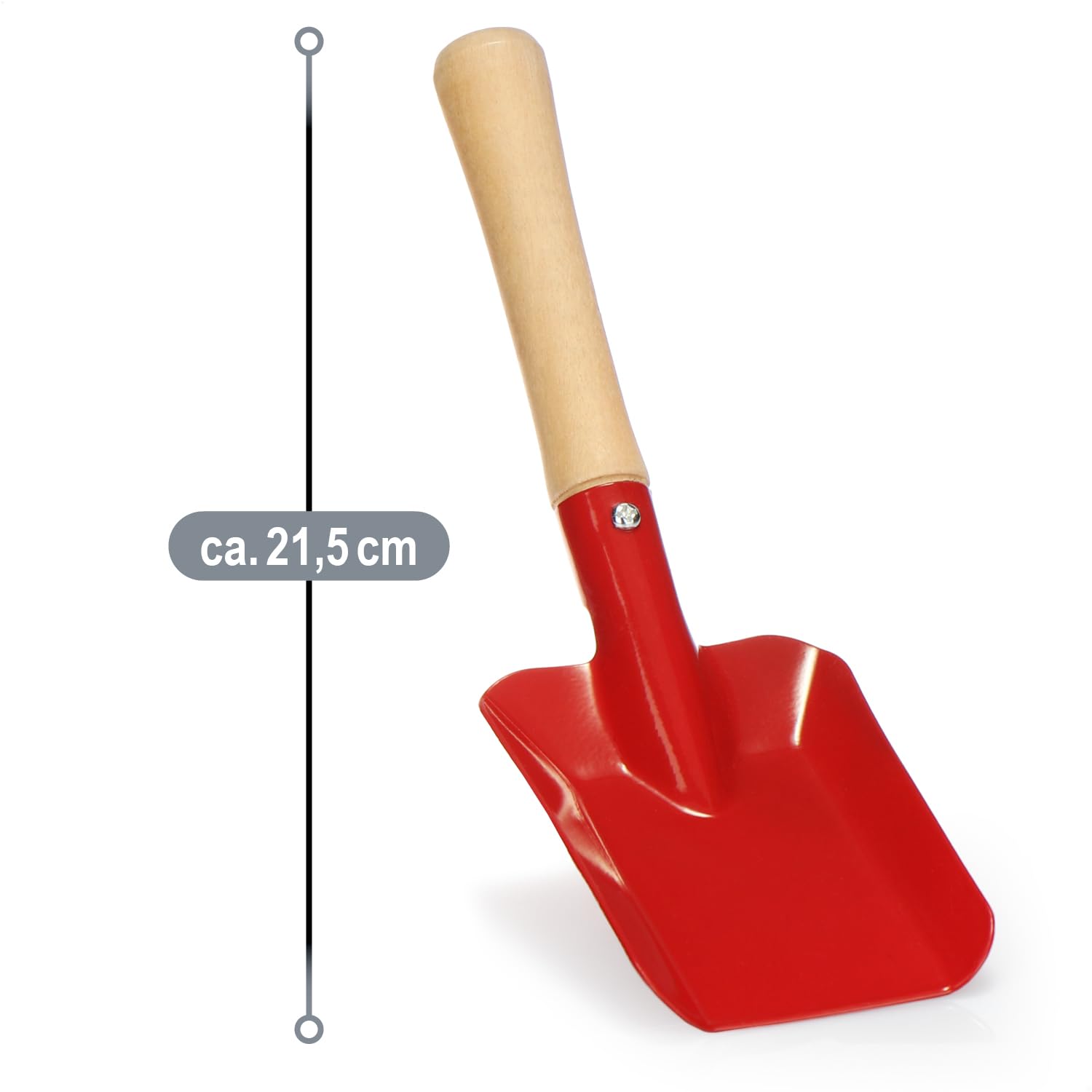 COM-FOUR® 240-teiliges Mini Gartenwerkzeug Set - Großpack Harke, Schaufel und Spaten aus robustem Metall und Holz - perfekt für Gartenarbeit, Balkon, Terrasse und Beetpflege (Set 5 - Big)