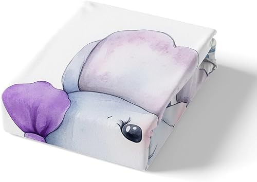 Miniatura 4 de Juego de ropa de cama infantil con elefante, lindo diseño de edredón con funda para niñas y niños, tamaño Queen, decoración estilo Kawaii para la