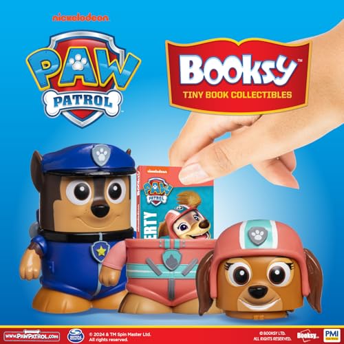 P.M.I. PAW Patrol 4-Pack Collectible Action Figures with Hidden Storybooks — Toys for Boys Girls Ages 3-8, Officially Licensed, Includes Chase, Marshall, Skye & Liberty - image 3