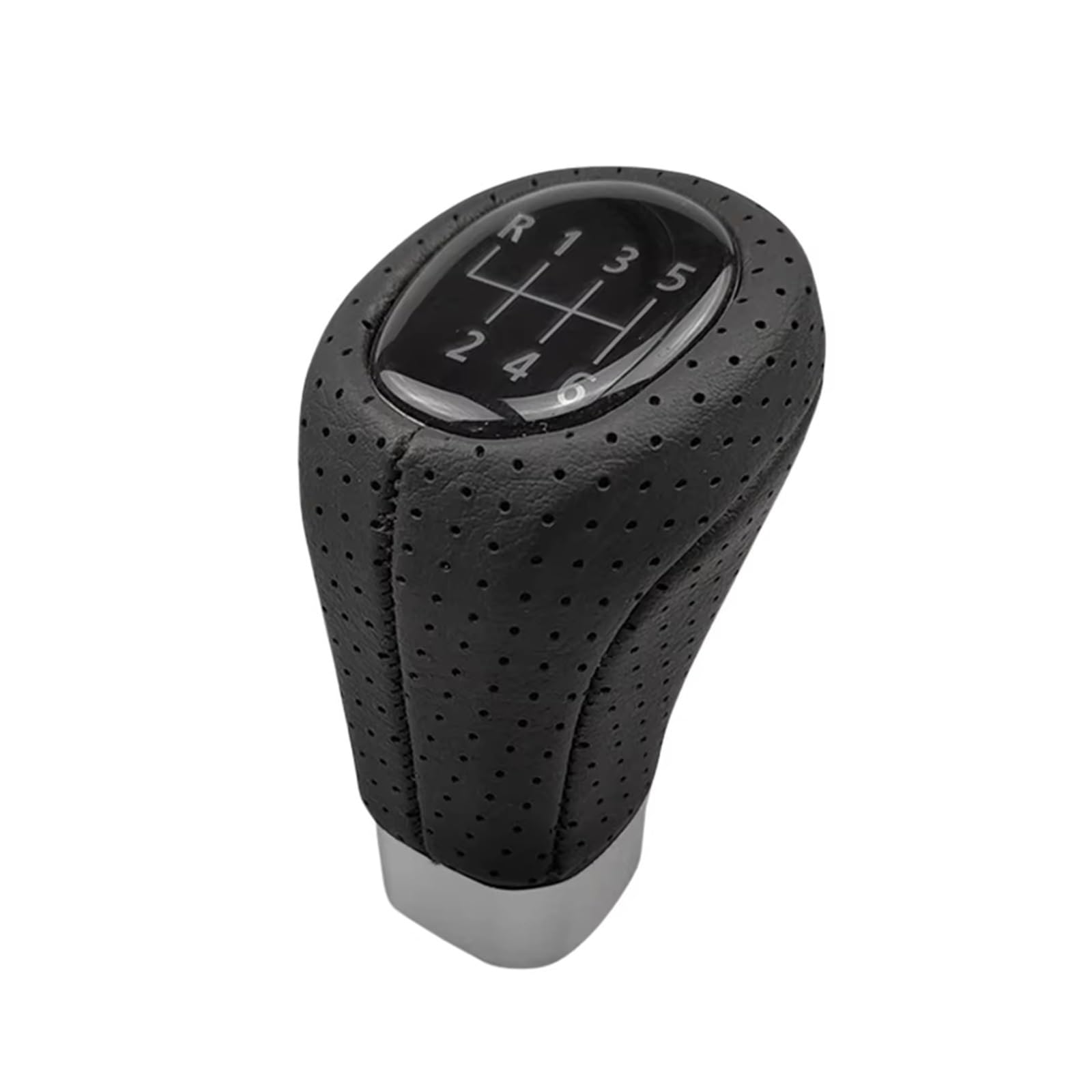Hguvsjd Car Shift Gear Knob for BMW 1 Series for E81 for E87 Auto Gear Bar Knob Head 5/6 Speed Manual Shift Handball Transmission Shifter Transmission Shifter Lever(6 Speed No Label)