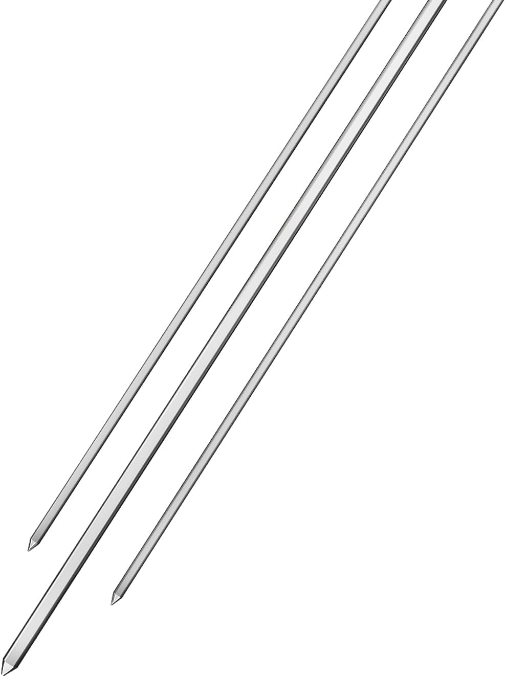 Espeto TRIDENTE Giratório, Inox, 65cm, Artinox Grill - Cabo Revestido em Alumínio – 5/5