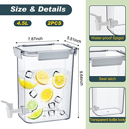 Irenare Two-Piece Plastic Beverage Dispenser Set #TOP24