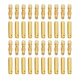 20 Pairs2.0-6.0mm Banana Plug Bullet Connector Adapter (20Pairs 4.0mm)