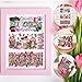Rngmsi Mama UVDTF Cup Wrap - 8 Sheets Mom UV DTF Wraps for 16 oz, Leopard Print UV DTF Stickers for Water Botters Glass Cups, Pink Coffee Bow Rub on Transfer Decals for Women