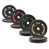 RitFit Colored Fleck-Rubber Bumper Plates