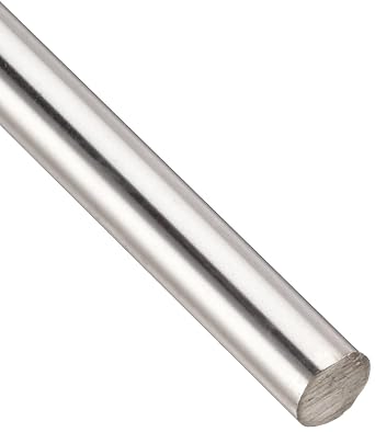 17-4 Stainless Steel Round Bar, Ground, Condition A, ASTM 5643, 3" Diameter, 24" Length, OnlineMetals