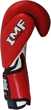 Ringside IMF Tech Superbag Boxing MMA Training Sparring Gloves Red Youth