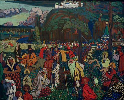 Affiche Toile Kandinsky reproduction d'art premium décoration de luxe