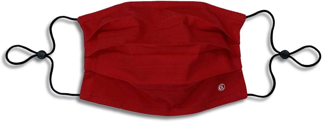 Con.Struct Face Mask, Face Mask 1-Pack Washable Unisex Cotton Cloth Face Mask (Red)