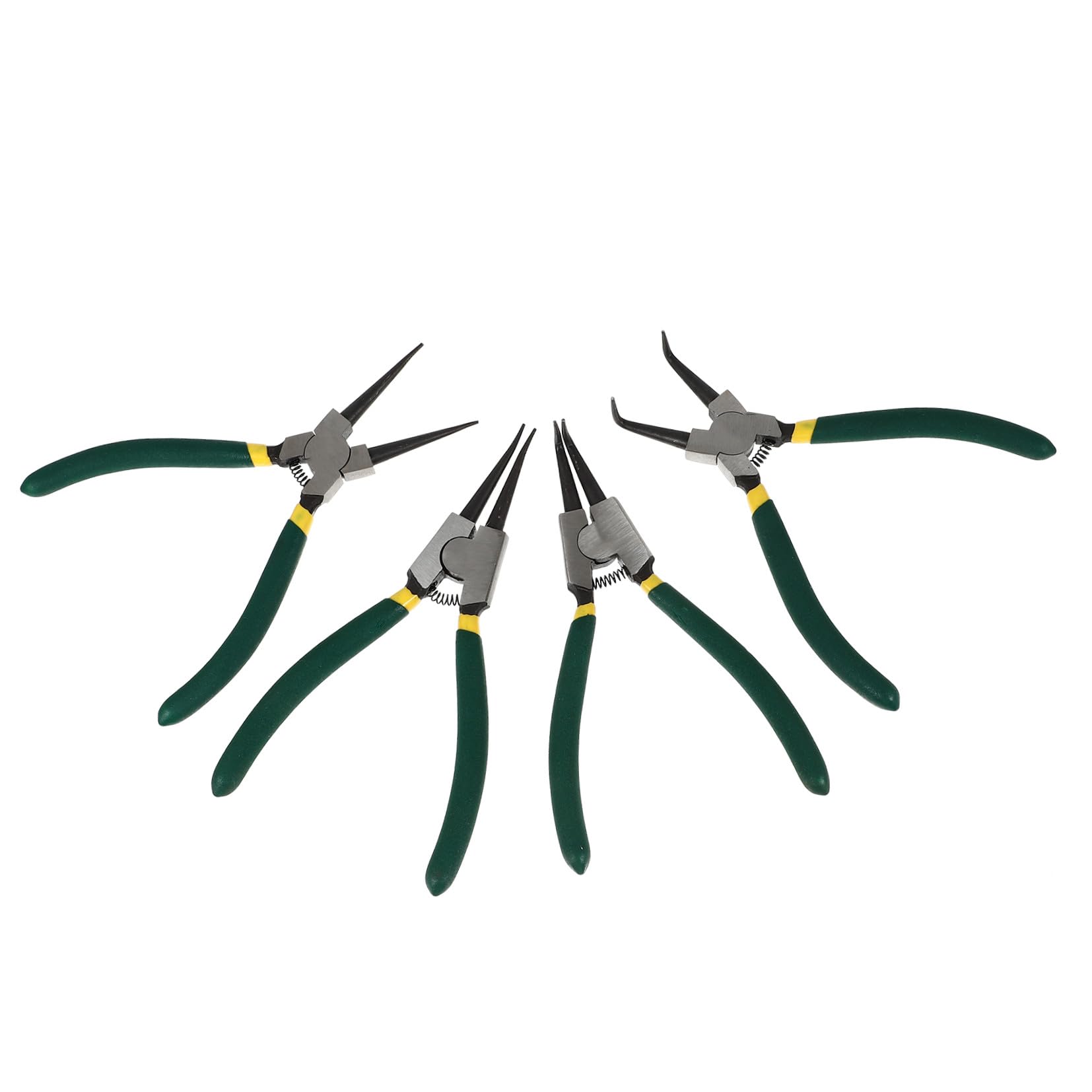 Alicates para Anillos de Presión Internos y Externos Juego de Herramientas Mecánicas