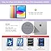 RAYMCRAFT for iPad 11th (A16, 2025) / 10th Generation Case with Keyboard, Mouse and Detachable Wireless Keyboard, 7-Color Backlight, Slim Case with Pencil Holder, Light Purple