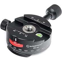 Sunwayfoto IRC-64 64mm Panning/Indexing Clamp inc Dovetail Compatible with Arca