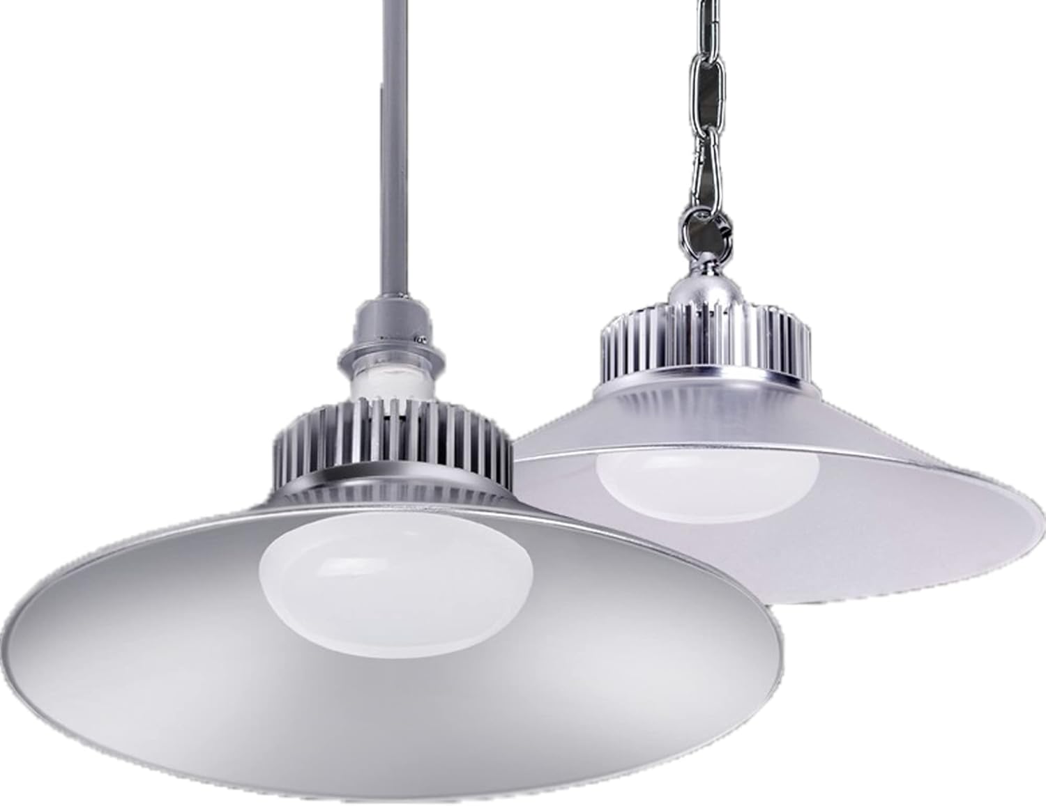 LED High Bay Light - 5000K Natural White, Dust Proof Workshop Edison Lamp for Barn Warehouse Garage Commercial Lighting / 50W