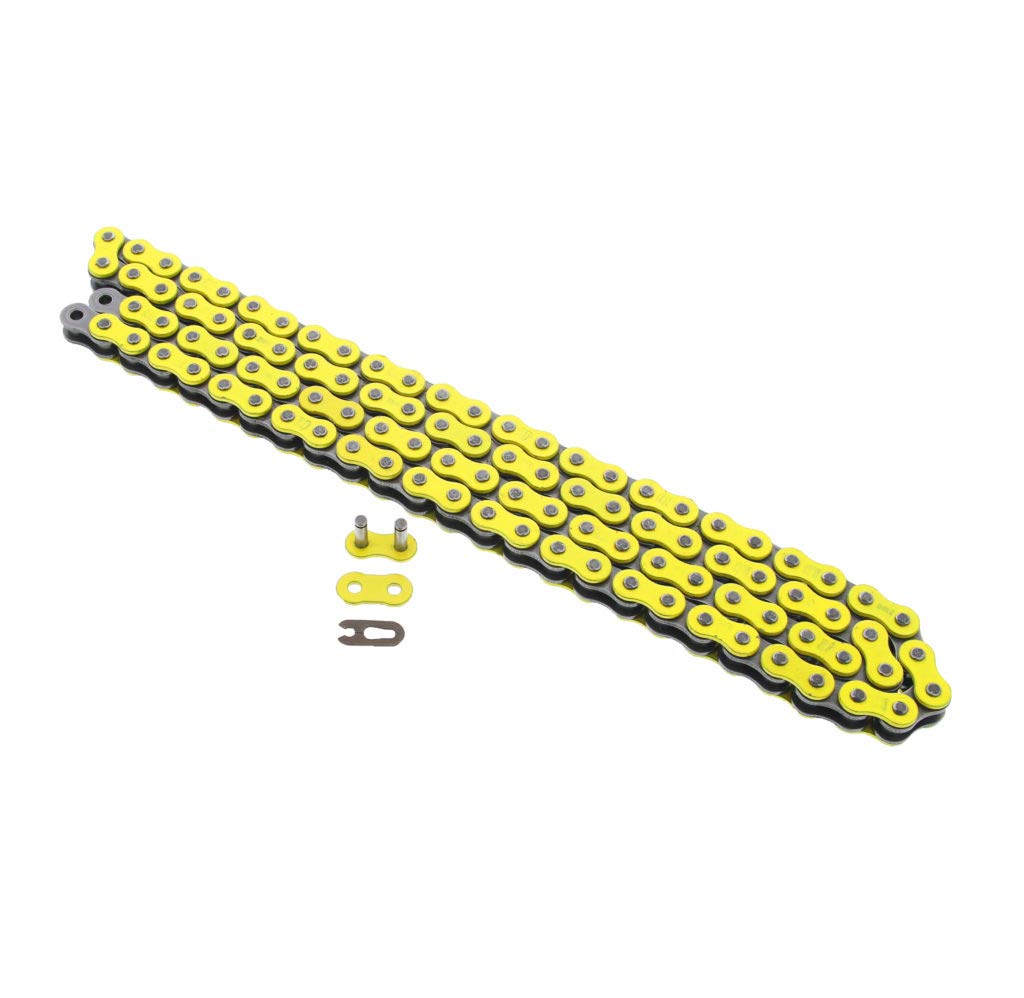 Fits Honda CR250R / Fits Honda CRF250R Yellow Non O Ring Chain 114L