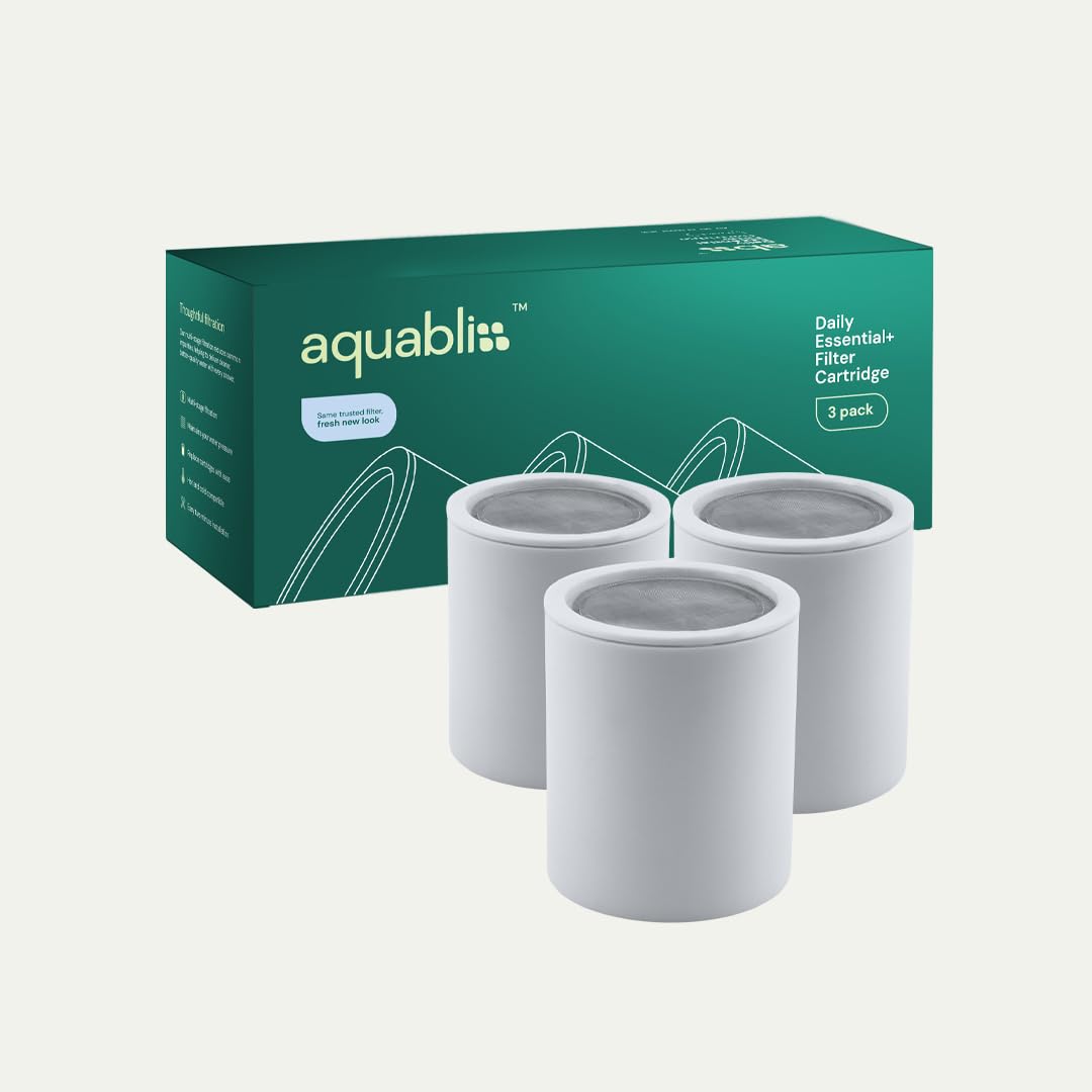 AquaBliss Cartucho de filtro de ducha multietapa de repuesto – Filtro de ducha universal de alto rendimiento más duradero que bloquea el cloro y las toxinas en SF220 (SFC220) (paquete de 3)