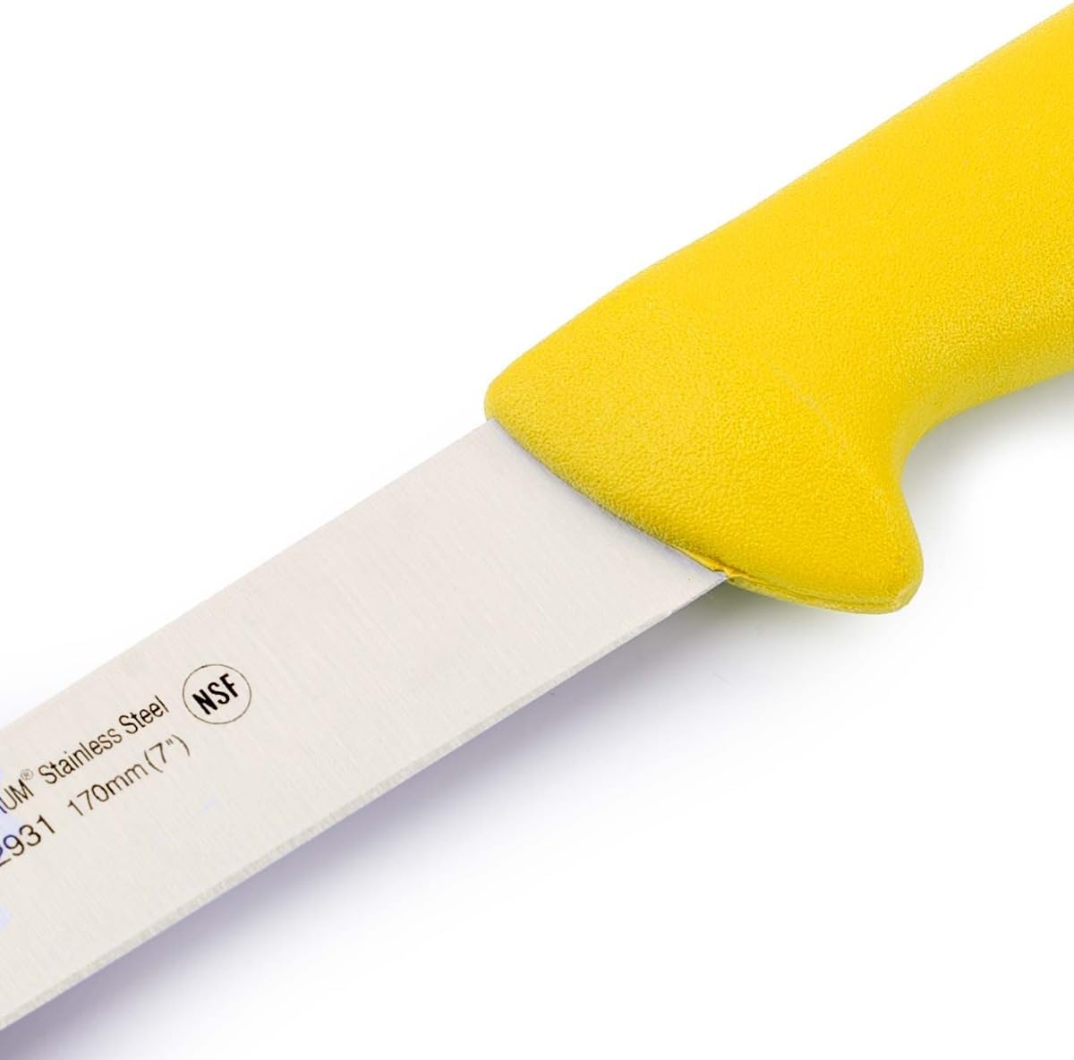 Arcos Sole Knife/Fish Knife Nitrum Stainless Steel and 170 mm blade. Designed for handling and preparing fish. Ergonomic Polypropylene Handle. Series 2900. Color Yellow.