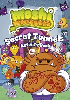 Paperback Moshi Monsters Secret Tunnels Activity 5 Book