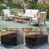 HEIMUNI Pokrowiec na Meble Ogrodowe 160x90x75cm Pokrowiec na Stół Ogrodowy