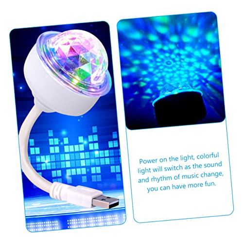 BETOOKY 2 Pçs USB Luz De Palco Ao Ar Livre Leds De Carro Luz Estroboscópica USB Luz De Discoteca Por