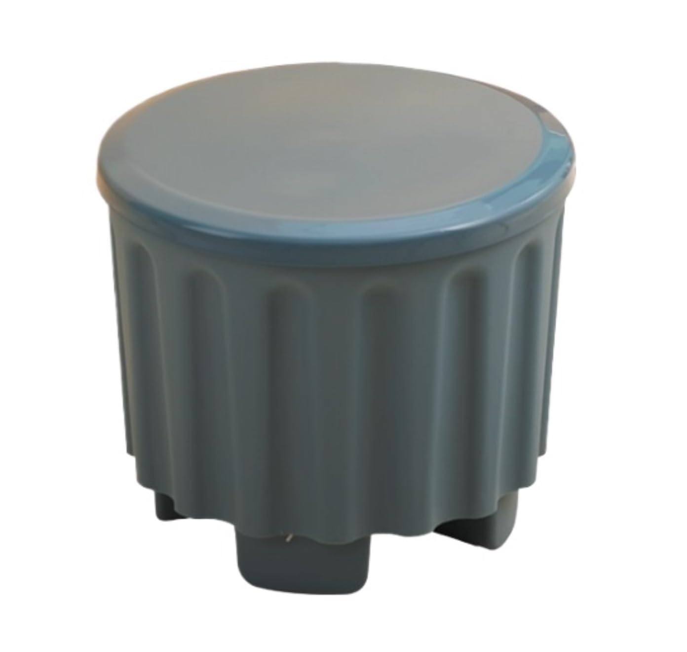 Ottomana Salón Reposapiés De Plástico con Almacenamiento For Sala Estar Asiento Extra(Blue)