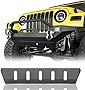 Hooke Road Front Skid Plate Bumper Cover Compatible with Jeep Wrangler TJ 1997 1998 1999 2000 2001 2002 2003 2004 2005 2006