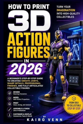 How to Print 3D Action Figures in 2026: A Beginner's Step-by-Step Guide to Creating Smooth Joints, Sharp Details, Professional Finishes, and Fully ... (The Complete 3D Printing Mastery Series)