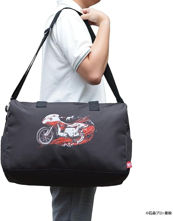 ポルノグラフィティ　　ボストンバッグ　ライダース収納バッグ Amazon.co.jp: 仮面ライダー 折りたたみボストンバッグ 収納ポーチ付き