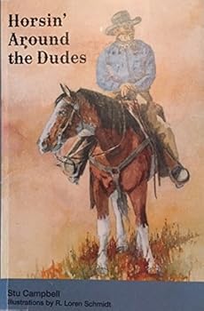 Paperback Horsin' Around the Dudes Book