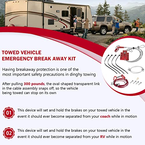 Bzumperyz RS-5000 Break Away Device For Rv Towed Vehicle Braking Control System thumb #2