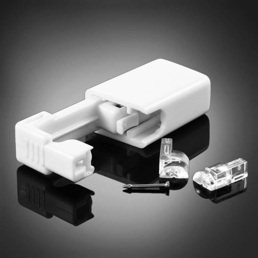 CHUANCI 1 Unit Disposable Safe Sterile Piercing Unit for Gem Nose Studs Piercing Gun Piercer Tool Machine Kit Earring Stud Body Jewelry