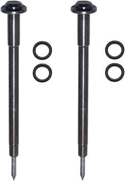 Pneumatic Engraving Pen/Stylus Tip 8 mm Air Scribe for Fossils Pencil Engraver Tips for Carving Marking on Steel Metal Glass Stones Ceramic Plastic 2 Pack