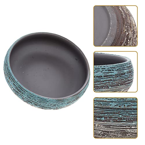 Happyyami Hydroponic Planter Ceramic Lotus Flower Pot Water Lily Narcissus Planting Bowls Aquatic Plant Succulent Holder Pot For Home Garden Indoor Outdoor #TOP7