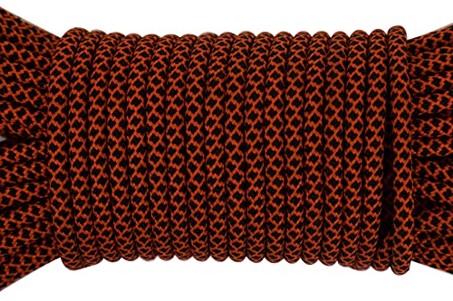 Image of 550 para Cord Parachute Survival Cord Rope Spec Type III 7 Strand Paracord Rope, Military Grade Nylon 4mm Diameter (Diamond Orange, 30)