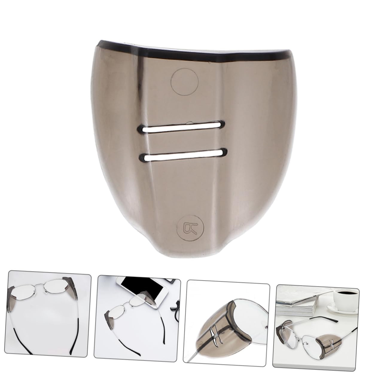 BESTYASH 5 Ensembles Ailes De Lunettes De Lunettes Ajuster Protections Latérales De Lunettes Protections Latérales pour Lunettes De Soleil TPU 4 Paires*5