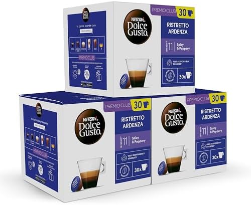 NESCAFÉ Dolce Gusto Espresso Ristretto Ardenza - Cápsulas de Café...