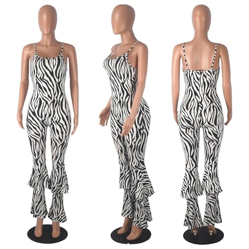 Image of Jigfar Women Sexy Elegant Bodycon Jumpsuit Going Out Romper Birthday Party Club Night Outfits