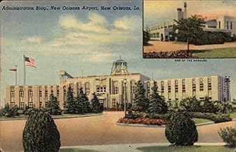 Administration Building, New Orleans Airport New Orleans, Louisiana LA Original Antique Postcard